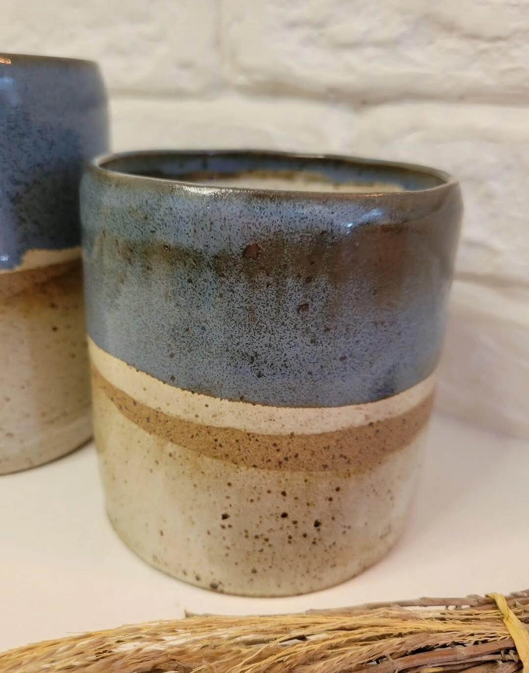 Vaso Betty Blue e Branco
